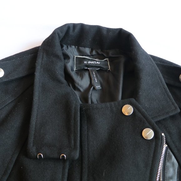 Black Zip-up Fall/Winter Coat - Picture 3 of 6